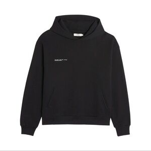 Pangaia Unisex Black Hoodie Size S Organic Cotton Heavyweight Pullover